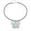 Fashion Heart Alloy Turquoise Love Necklace