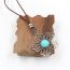 Fashion Flowers Alloy Turquoise Flower Necklace