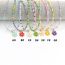Fashion C#white Colorful Rice Beads Necklace