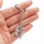 Fashion 1# Stainless Steel Mother Keychain