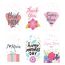 Fashion Style Four (4cm*7cm) Mother's Day Printed Tag