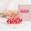 Fashion Golden Maternal Love 3d Paper Sculpture Greeting Card