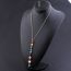Fashion Silver Horizontal Hanging Necklace Alloy Geometric Planet Necklace
