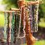 Fashion Glitter Stone Irregular Gravel Bead Necklace