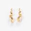 Fashion Gold Copper Spiral Earrings