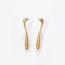 Fashion Gold Copper Geometric Irregular Earrings