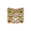 Fashion Silver Alloy Geometric Hollow Square Ring