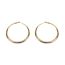 Fashion Golden Trumpet Alloy Round Earrings