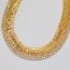 Fashion Gold Alloy Diamond Watch Strap Necklace