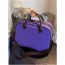 Fashion Purple Canvas Large Capacity Crossbody Bag