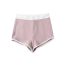 Fashion Pink Contrast Color Straight Shorts