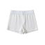 Fashion White Cotton Buttoned Shorts