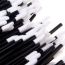 Fashion Black Lip Brush:50 Pieces Per Pack/weight 20.8g Disposable Hollow Rod Lip Brush