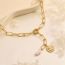 Fashion Gold Gold-plated Copper Chain Necklace