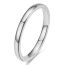 Fashion Steel Color 4mm Tungsten Steel Metal Glossy Round Plain Hoop Ring