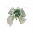 Fashion 3# Off-white Lisianthus Gripper Simulated Flower Bow Gripper