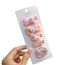 Fashion 5# Pink Rabbit 5-piece Set Resin Geometric Cartoon Bow Children's Cloth Hairpin Set