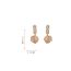 Fashion Silver - Micro-paved Tulip Cat's Eye Earrings (thick Real Gold To Preserve Color) Copper Diamond Tulip Earrings