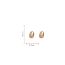 Fashion Silver-full Zirconium Earrings (thick Real Gold To Preserve Color) Copper Inlaid Zirconium Round Earrings