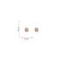 Fashion Gold-full Zirconium Money Bag Earrings (thick Real Gold To Preserve Color) Copper Studded Diamond Money Bag Earrings