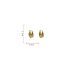 Fashion Silver-metal Spiral Twill Earrings (thick Real Gold To Preserve Color) Metal Spiral Twill Earrings