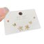 Fashion Gold Copper Inlaid Zirconium Butterfly Flower Earring Set