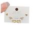Fashion Gold Copper Inlaid Zirconium Love Earrings Set