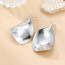 Fashion Silver Alloy Three-dimensional Curling Earrings