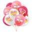 Fashion 3*mom Pink Ball Letter Latex Balloons