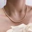 Fashion Medium Pink Pearl Necklace Pearl Bead Necklace
