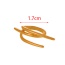 Fashion Golden 4 Copper Irregular Ring