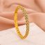 Fashion Gold Stainless Steel Braided Wire Bracelet