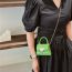 Fashion Black Pvc Love Flap Children's Crossbody Bag