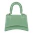 Fashion Green Pvc Flap Children's Crossbody Bag