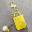 Fashion Yellow Pvc Square Cross-body Bag