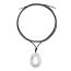 Fashion White King Alloy Oval Necklace