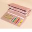 Fashion Light Purple (10 Colors In A Pack) Pu Multi-card Slot Clip Wallet