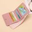 Fashion Lotus Root Starch Pu Embroidery Thread Wallet