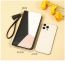 Fashion Pink Pu Contrasting Color Stitching Large Capacity Wallet