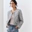 Fashion Silver Sequined Jacket