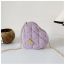 Fashion Purple Pvc Love Rhombus Crossbody Bag