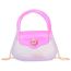 Fashion Translucent Purple Pvc Flap Crossbody Bag