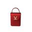 Fashion Colored Diamond Red Pvc Chain Mini Square Bag Crossbody Bag