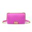 Fashion Gradient Yellow-green Frosted Diamond Cross-body Bag