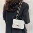 Fashion Black Beaded Woven Flap Crossbody Bag