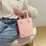 Fashion Pink Eva Flower Square Handbag
