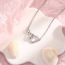 Fashion Platinum-infinite Love Necklace Copper Diamond Love Necklace