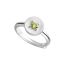 Fashion Greenstone Metal Diamond Geometric Ring