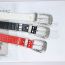 Fashion Red Wide Leather Belt With Diamond Square Buckle