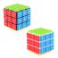 Fashion Magnetic Building Blocks + Building Blocks Rubik's Cube Set [white Background] Building Blocks To Assemble Rubik's Cube